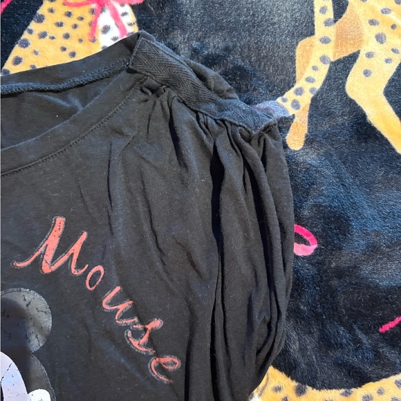 Vintage Mickey Mouse Club Black fitted short sleeve Shirt - Picture 4 of 9